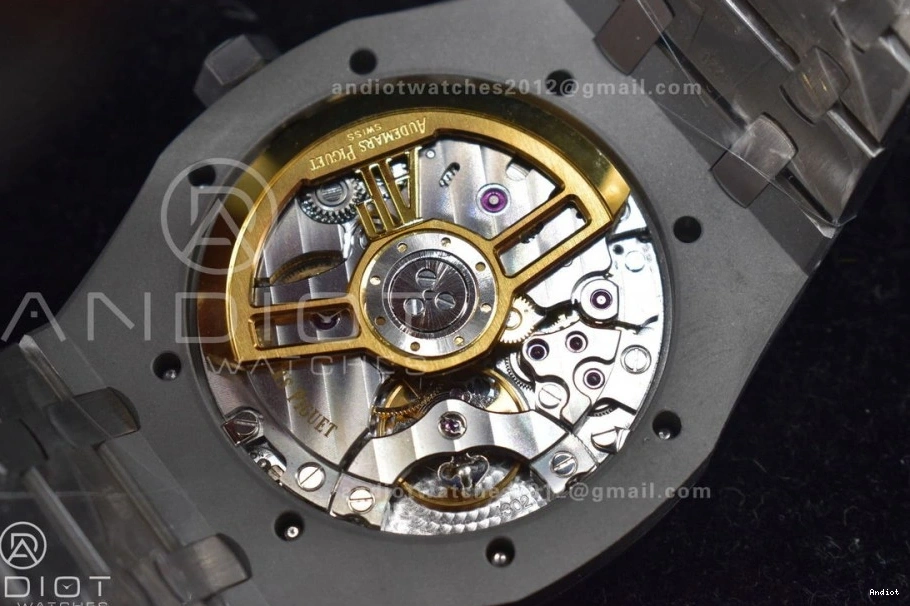 A4302 Super Royal Best SS on Clone 1:1 Dial APSF Blue 15500 Edition Oak Textured Bracelet 41mm SS 0507